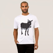 Bold Donkey Silhouette Boerderij Animal T-shirt (Voorkant volledig)