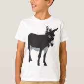 Bold Donkey Silhouette Boerderij Animal T-shirt (Voorkant)
