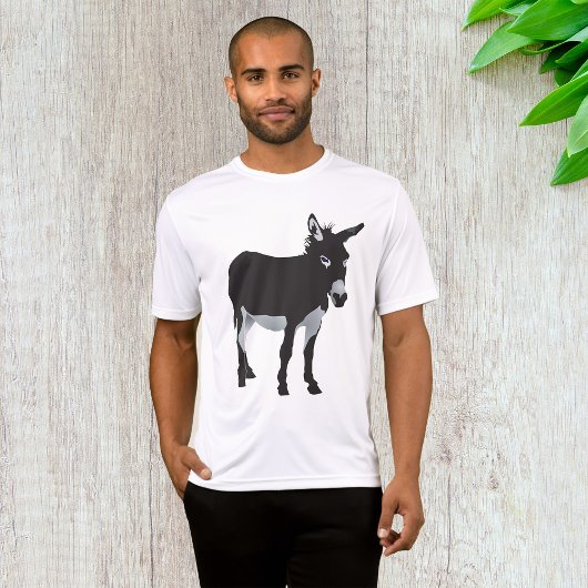 Bold Donkey Silhouette Boerderij Animal T-shirt