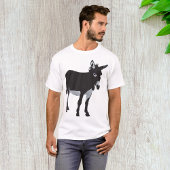 Bold Donkey Silhouette Boerderij Animal T-shirt