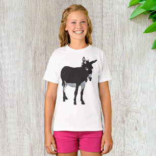 Bold Donkey Silhouette Boerderij Animal T-shirt