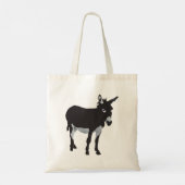Bold Donkey Silhouette Boerderij Animal Tote Bag (Achterkant)