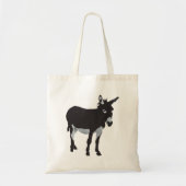 Bold Donkey Silhouette Boerderij Animal Tote Bag (Voorkant)