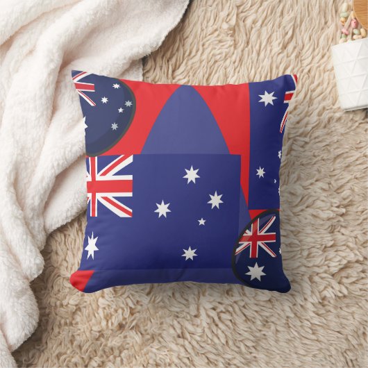 Bold Down Under Hues beroemd gemaakt door Aussie S Kussen (Deken)