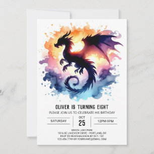 Bold Dragon Verjaardag Digitaal Kaart