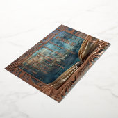Bold Dramatic Modern Contemporary Folie Invitation Uitnodiging (Gedraaid)