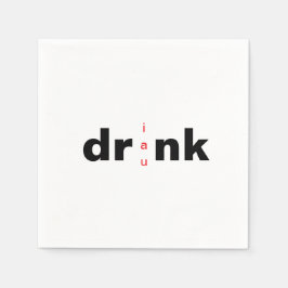 Bold Drink Drank Drunk Klinkerwissel Cocktail Servet