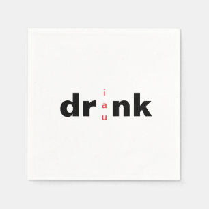 Bold Drink Drank Drunk Klinkerwissel Cocktail Servet