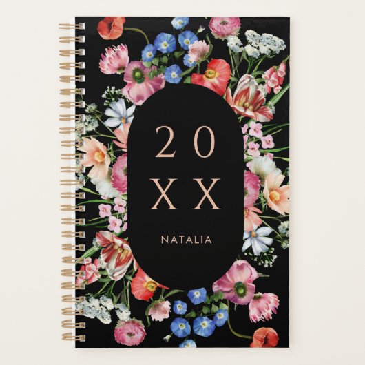 Bold Dutch Master Floral - Aanpasbare planner (Voorkant)