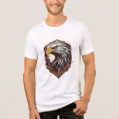 Bold Eagle Crest Tri-Blend Shirt (Voorkant)