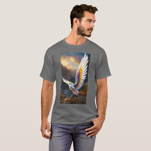 Bold Eagle Graphic T-shirt – Laat je kracht los in (Voorkant volledig)