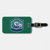 Bold Eagle Head Mascot Logo Bagagelabel (Voorkant horizontaal)