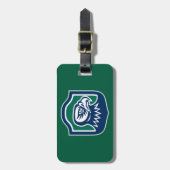 Bold Eagle Head Mascot Logo Bagagelabel (Voorkant verticaal)