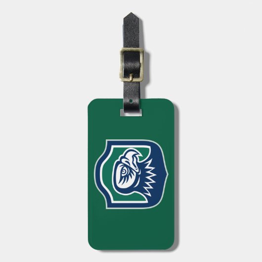 Bold Eagle Head Mascot Logo Bagagelabel (Voorkant verticaal)