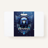 Bold Eagle Logo Badge | Powerful Eagle Head Pin Bu (Voorkant)