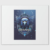 Bold Eagle Logo Wrapping Paper | Powerful Eagle Pa Cadeaupapier (Vlak)