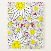 Bold Edelweiss Pattern Academic Planner (Achterkant)