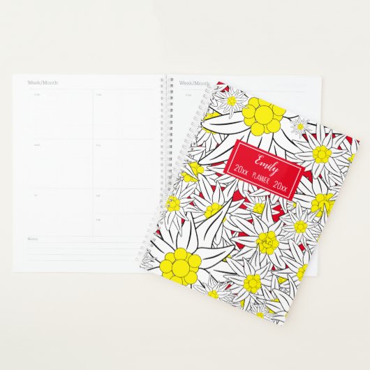 Bold Edelweiss Pattern Academic Planner (Display)