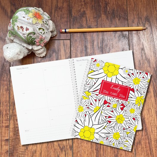 Bold Edelweiss Pattern Academic Planner