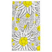 Bold Edelweiss Pattern Gift Bag Klein Cadeauzakje (Voorkant)