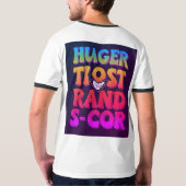 Bold & Edgy Mannen T-shirt met statement slogan (Achterkant)