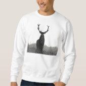 Bold Elk Stag Mannen Sweatshirt (Voorkant)