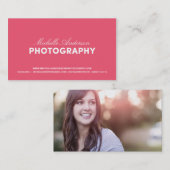 BOLD EN SCRIPT | FOTOGRAFIE-VISITEKAARTJE VISITEKAARTJE (Voorkant / Achterkant)