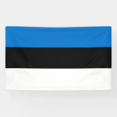 Bold Estonia National Flag Rectangle Wall Banner (Horizontaal)