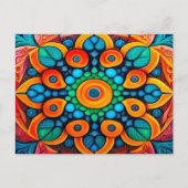 Bold Ethnic Mandala Briefkaart (Voorkant)