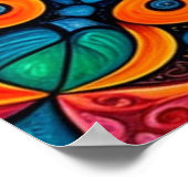 Bold Ethnic Mandala Poster (Hoek)