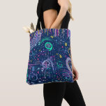 Bold Explorer: Abstract Maximalism  Tote Bag<br><div class="desc">Bold and unique abstract modern art</div>