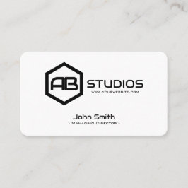 Bold Eye-Catching Business Card for Professionals Visitekaartje