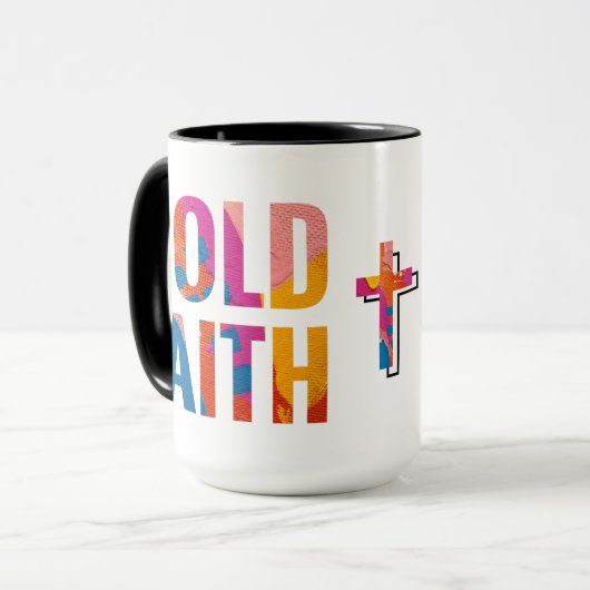 Bold Faith Multicolor Inspirerend Mok (Voorkant links)