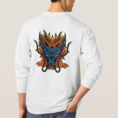 Bold Fantasy Graphic T-shirt voor mannen en vrouwe (Achterkant)