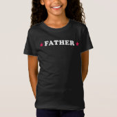 Bold FATHER Lettering T-Shirt (Voorkant)
