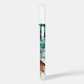 Bold & Fearless Boxer Waterverf Case-Mate iPhone Case (Achterkant / Links)