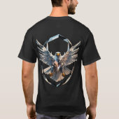 Bold & Fearless: Crystal Eagle Embleem T - shirts (Achterkant)