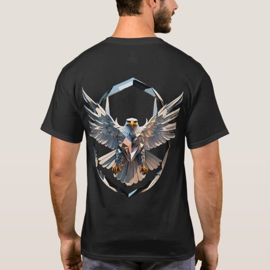 Bold & Fearless: Crystal Eagle Embleem T - shirts (Achterkant)