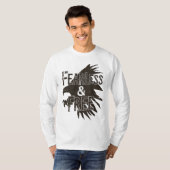 Bold 'Fearless & Free' T-Shirt Design – Empowering (Voorkant volledig)