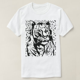 Bold & Fierce Tiger T-shirt – met de hand getekend