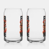 Bold Fiery Motivational Typography Blikvorm Glas (Rechts)
