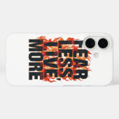Bold Fiery Motivational Typography Case-Mate iPhone Case (Achterkant (horizontaal))