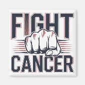 Bold Fist Graphic voor Cancer Warriors Magneet (Voorkant)