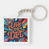 "Bold Fitness Journey" Sleutelhanger (Achterkant)