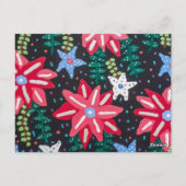 Bold Floral Arrangement Briefkaart (Achterkant)