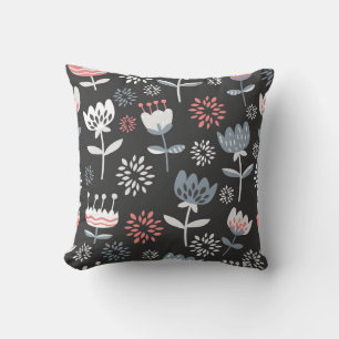 Bold Floral Symphony Kussen