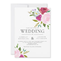 Bold Floral Waterverf Weddenschap