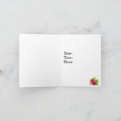 Bold Flowers House Warming Party Uitnodiging (Binnen)