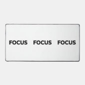 Bold Focus Quote | Black Typography Bureaumat (Voorkant)
