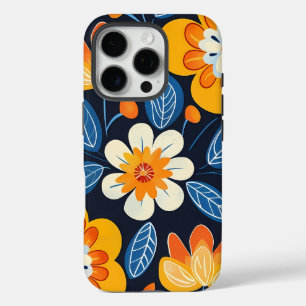 Bold Folk Art Foral iPhone 16 Pro Hoesje